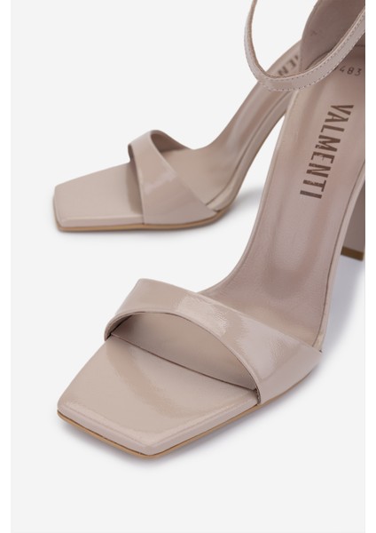 Kadın Bej Rugan Topuklu Ayakkabı 1096 9483 Bn Ayk Y25 Nude Krsk Rgn modelleri