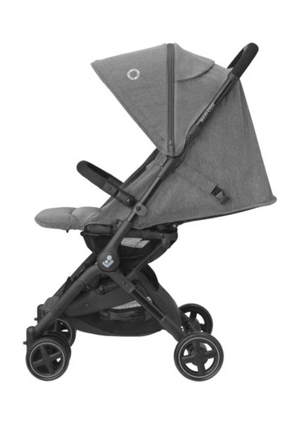 Lara2-Pebble S Tek Elle Katlanabilen Ultra Kompakt Seyahat Sistem Bebek Arabası Grey-Graphite
