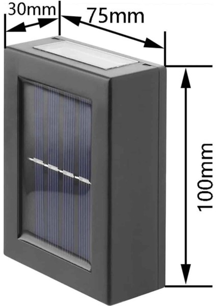 Dekorasyon Aplik Işık Güneş Enerjili Aydınlatma Dekoratif Aydınlatma