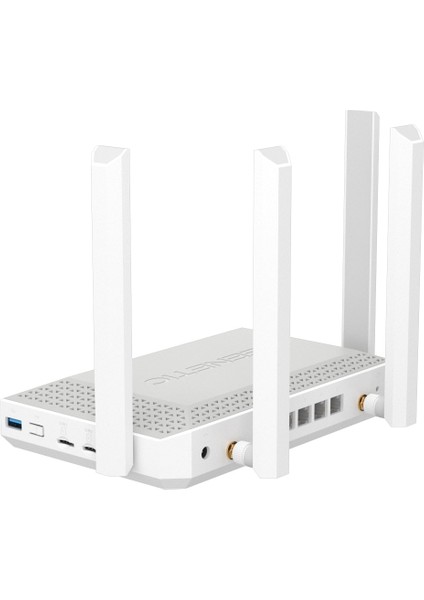 Hopper 4g+ AX3000 Wi-Fi Mesh Fiber Router, Sim Kart Destekli 3g/4g/lte Modem, Cat.6, 5X1GBIT/S, 2xsım Slot, USB 3.0 KN-2312