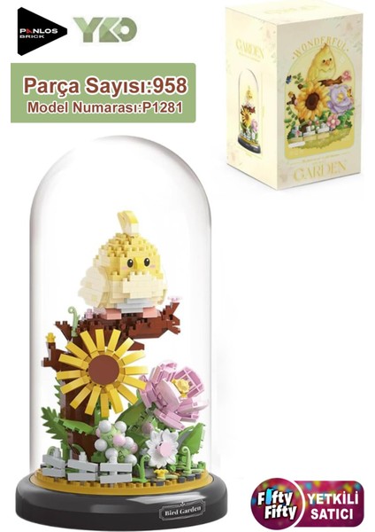 Panlos Yko Serisi Dekoratif ve Koleksiyonluk Papağan Modeli 958 Parça Yapım Seti -FFP1281