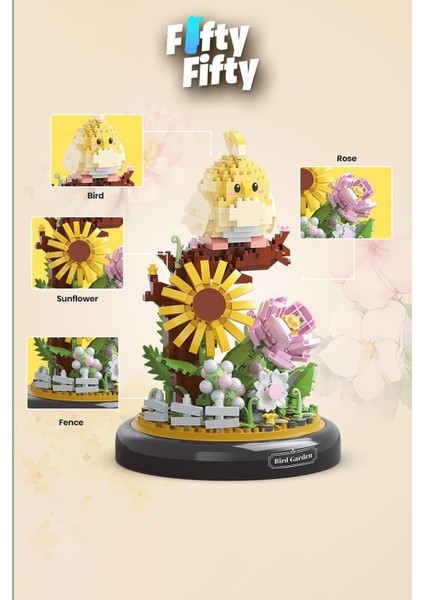 Panlos Yko Serisi Dekoratif ve Koleksiyonluk Papağan Modeli 958 Parça Yapım Seti -FFP1281 fırsatları