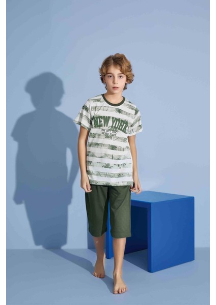 Erkek Çocuk Bermude Kısa Kol Şort Takım 3927Y fırsatları