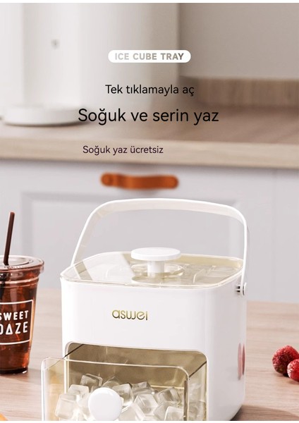 Basın Buz Kabı Buz Küpü Kalıp Buz Kutusu Dondurulmuş Buz Hokeyi Eseri (Yurt Dışından)