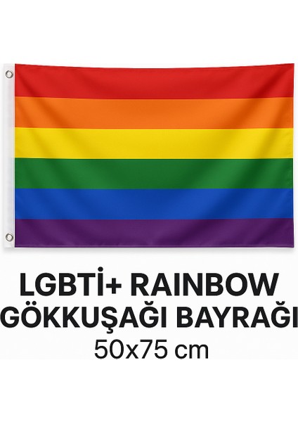 Lgbti+ Rainbow (Gökkuşağı) Bayrağı 50X75CM modelleri