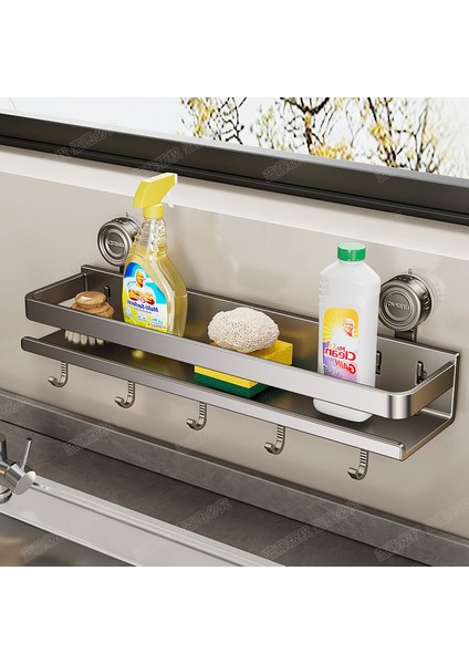 Vantuz Mutfak Depolama Rafı Deliksiz Ev Duvara Monte Baharat Depolama Rafı 40CM (Yurt Dışından) modelleri