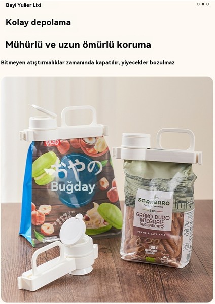 Gıda Torbaları Deşarj Ağzı Sızdırmazlık Plastik Klip (Yurt Dışından)