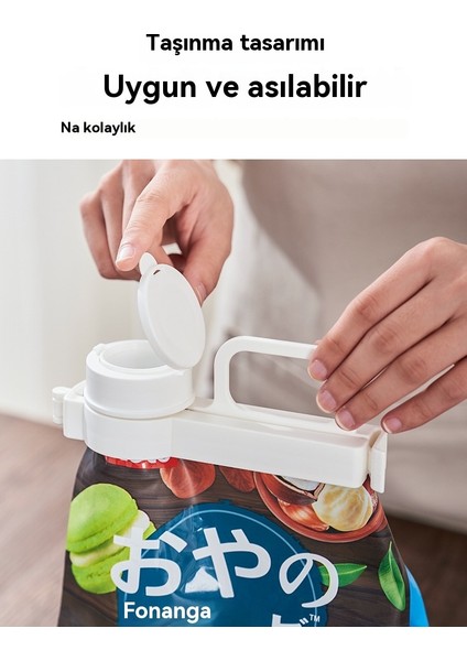 Gıda Torbaları Deşarj Ağzı Sızdırmazlık Plastik Klip (Yurt Dışından)