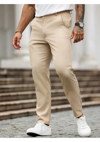 Casual Regular Fit Erkek Chıno Pantolon fiyatları