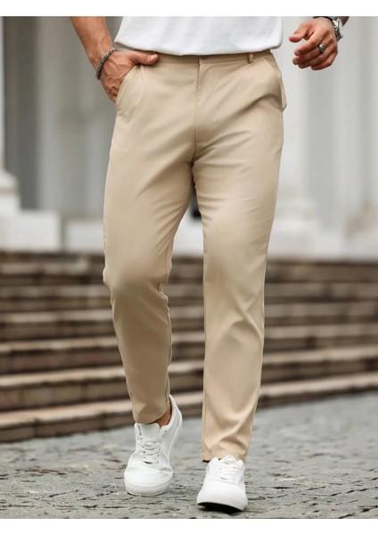 Casual Regular Fit Erkek Chıno Pantolon modelleri