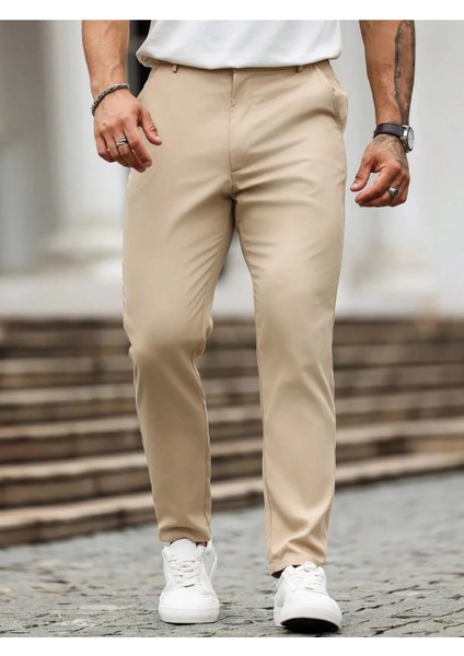 Casual Regular Fit Erkek Chıno Pantolon indirimleri
