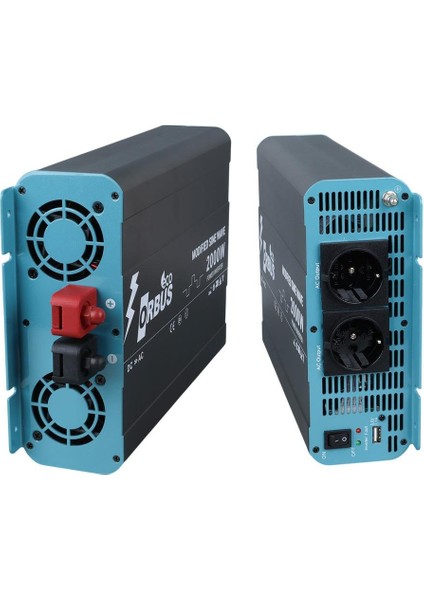 MSE2000W Eco Modified Sinus 12 Volt 2000 Watt Invertör fırsatları