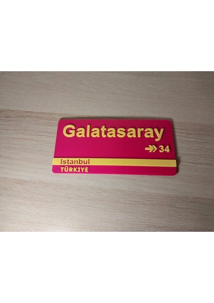 Galatasaray Duvar Süsü Şehir Tabelası