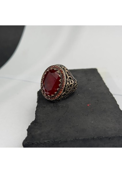 Garnet Kırmızı Paraiba Yüzük