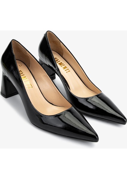 Kadın Hakiki Deri Siyah Rugan Topuklu Ayakkabı 492 55653 Bn Ayk Y25 Sıyah Rgn fiyatları