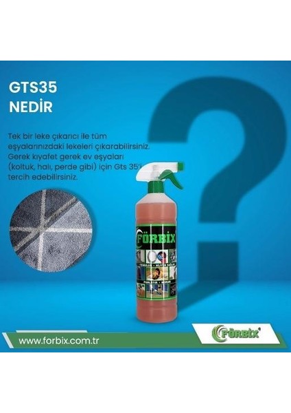 Forbix GTS 35 / Çok Amaçlı Temizleyici – 3 Adet
