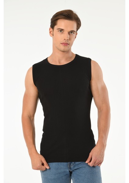 6'lı Ribana Erkek Bisiklet Yaka 0 Kol