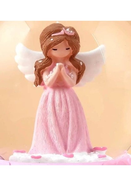 Kişiye Özel Mesajlı Işıklı Peri Kızı Melek Kar Küresi indirimleri