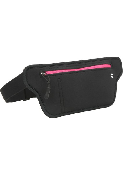 Açık Hava Neoprene Spor Koşu Dar Bel Çantası Paketi Mağaza Telefon Cüzdangül Kırmızısı (Yurt Dışından)