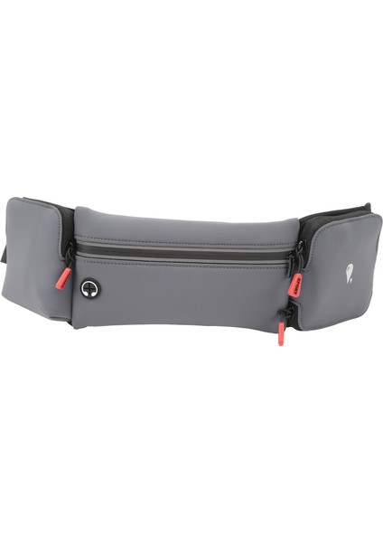 Koşu Bel Paket Çantası Hidrasyon Kemer Su Şişesi Tutucu Kılıfı Su Geçirmez Yürüyüş Tırmanma Için Açık Spor Spor Gri (Yurt Dışından)