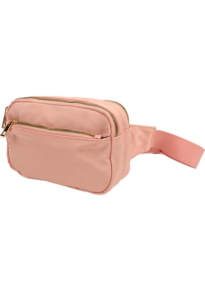 Bel Çantası Moda Büyük Kapasiteli Oxford Kumaş Kalça Bum Göğüs Çantası Koşu Yürüyüş Seyahat Egzersiz Pembe (Yurt Dışından)