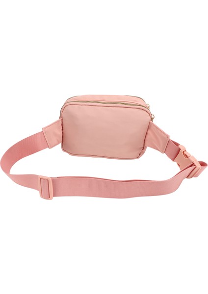 Bel Çantası Moda Büyük Kapasiteli Oxford Kumaş Kalça Bum Göğüs Çantası Koşu Yürüyüş Seyahat Egzersiz Pembe (Yurt Dışından)