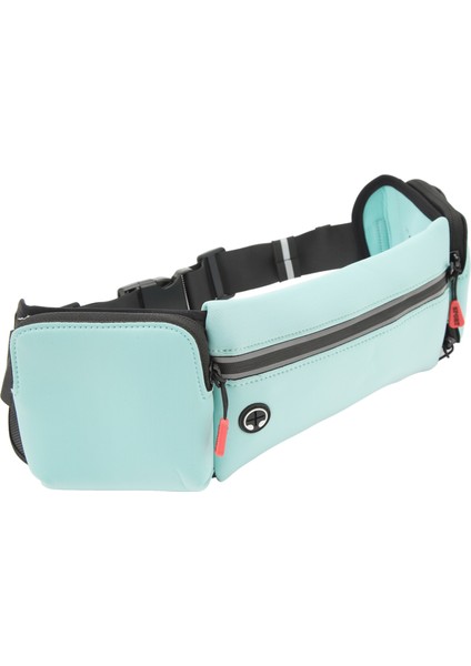 Koşu Bel Paket Çantası Hidrasyon Kemer Su Şişesi Tutucu Kılıfı Su Geçirmez Yürüyüş Tırmanma Için Açık Spor Spor Gök Mavisi (Yurt Dışından)