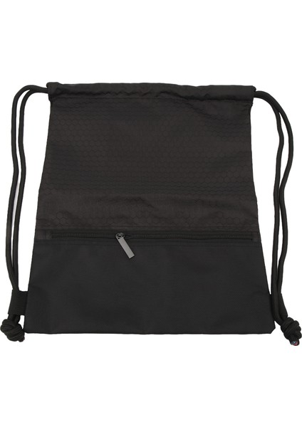 Siyah Büzgülü Sırt Çantası Su Geçirmez Ipli Çanta Su Geçirmez Spor Spor Çanta Erkekler Kadınlar Için 44X36CM (Yurt Dışından)