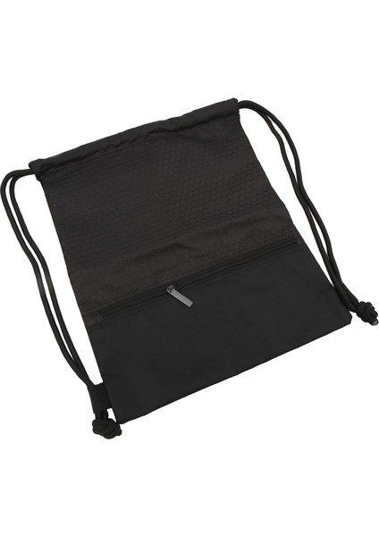 Siyah Büzgülü Sırt Çantası Su Geçirmez Ipli Çanta Su Geçirmez Spor Spor Çanta Erkekler Kadınlar Için 44X36CM (Yurt Dışından)