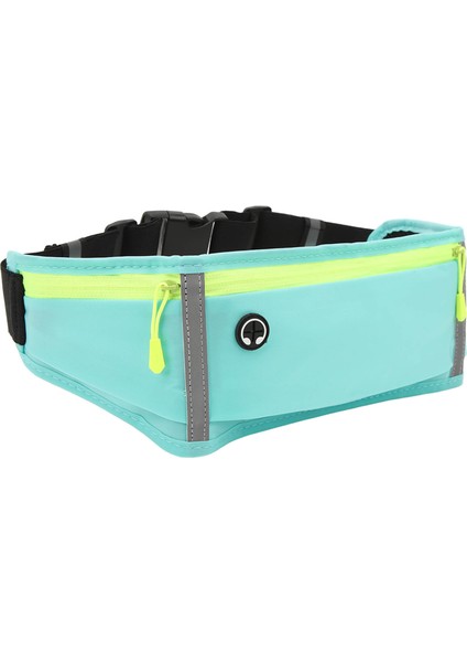 Koşu Kemeri Büyük Kapasiteli Çok Cepler Boyutu Ayarlanabilir Su Geçirmez Mini Koşu Bel Çantası Kulaklık Deliği ile Gök Mavisi (Yurt Dışından) fiyatları