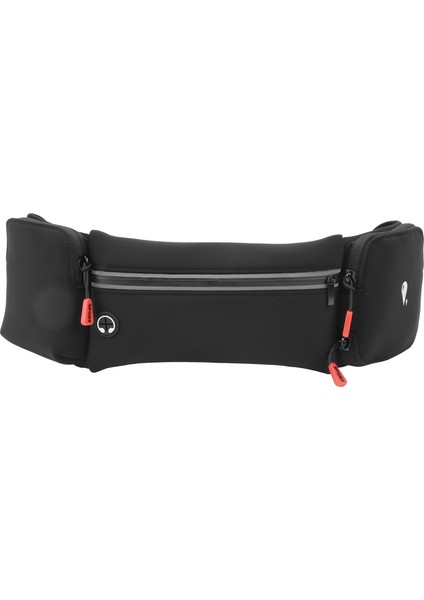 Koşu Bel Paket Çantası Hidrasyon Kemer Su Şişesi Tutucu Kılıfı Su Geçirmez Yürüyüş Tırmanma Için Açık Spor Spor Siyah (Yurt Dışından)