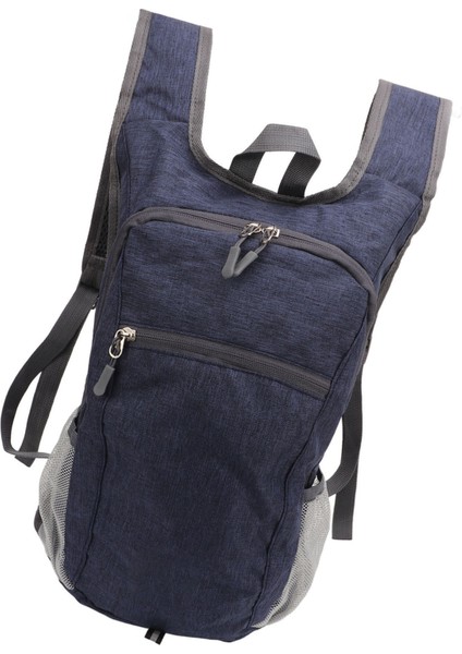 Hafif Packable Sırt Çantası Su Geçirmez Seyahat Yürüyüş Sırt Çantası Açık Spor Katlanabilir Sırt Çantası Koyu Mavi (Yurt Dışından)