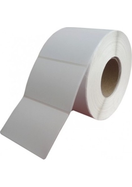 Termal Barkod Etiketi 60X100 500LÜ Beyaz - 3 Adet
