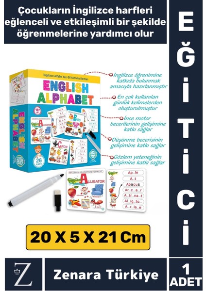 Çocuk Eğitici Ingilizce Dil Bilgisi Gelişimi Hayvan Meyve Sebze Nesne Tanıma Ingilizce Alfabe