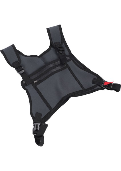 Spor Göğüs Paketi Ayarlanabilir Suya Dalı Taşınabilir Cep Telefonu Göğüs Çantası Tırmanma Koşu Spor Koyu Gri (Yurt Dışından)