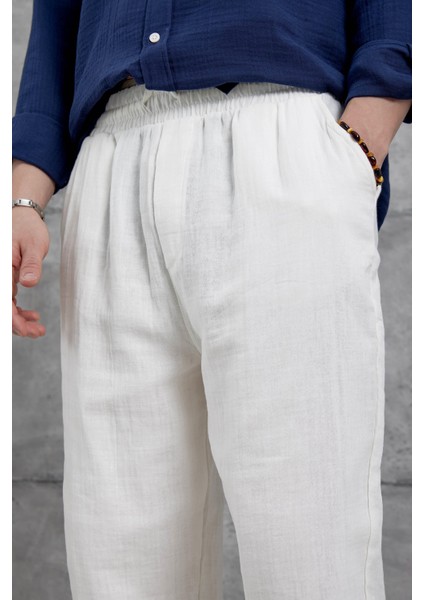 Beyaz Nmrc Müslin Baggy Pantolon fiyatları