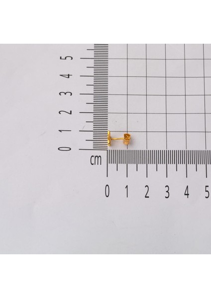 Yıldız 22 Ayar Klipsli Altın Küpe modelleri