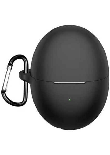 Huawei Buds 6 Uyumlu Kulaklık Kılıfı Silikon Siyah