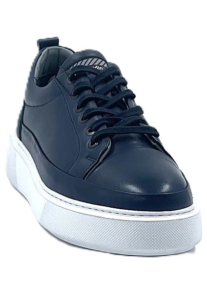 191002 Eva Taban Günlük Şık Deri Ayakkabı Lacivert modelleri