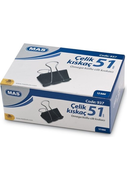 Çelik Kıskaç 51MM 12LI - 2 Kutu