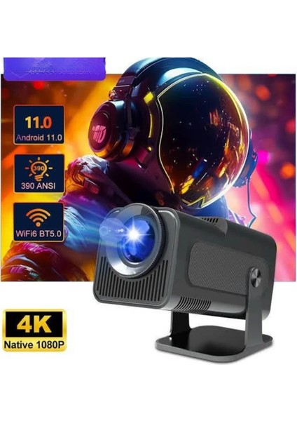 Çift Kollu Projeksiyon Taşınabilir Game Projektör Full Hd 1080P 4K Projeksiyon Gamepad indirimleri