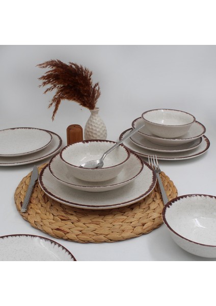 Sahra 16 Parça Yemek Takımı