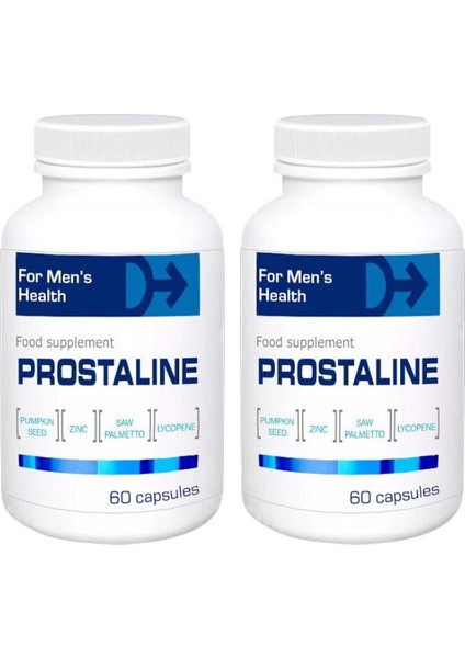 Prostaline Pro.statla Sorunu Olan Erkeklere Akış Rahatlatma Desteği 60'lı x 2 Adet+Çörekotu Yağı