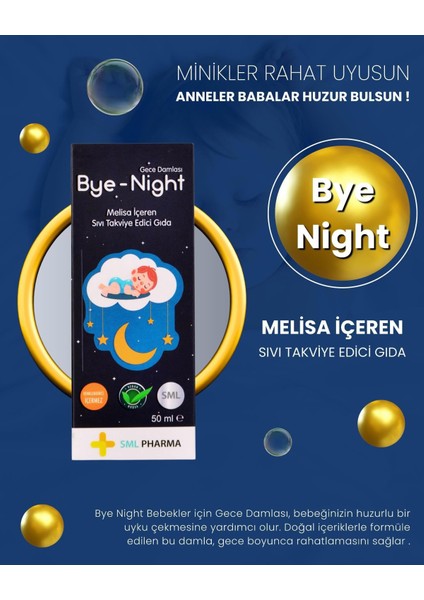 Bye-Night Bitkisel Gece Damlası 50 ml 2 Adet