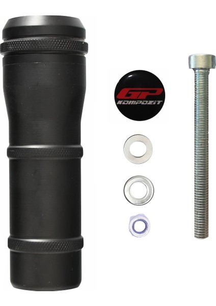 Honda CBR500R 2025 Uyumlu Egzoz Koruma Takozu Siyah