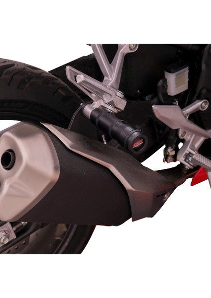 Honda CBR500R 2025 Uyumlu Egzoz Koruma Takozu Siyah modelleri