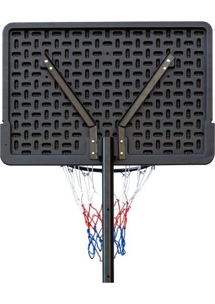 002E Ayaklı Basketbol Potası Yüksekliği Ayarlanabilir, Tekerlekli Taşınabilir