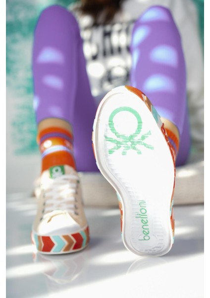 30620 Bej Kısa Kadın Sneakers indirimleri