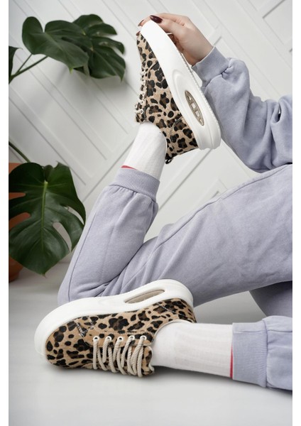 Dvm 5750 Leopar Havalı Taban Kadın Sneakers fiyatları