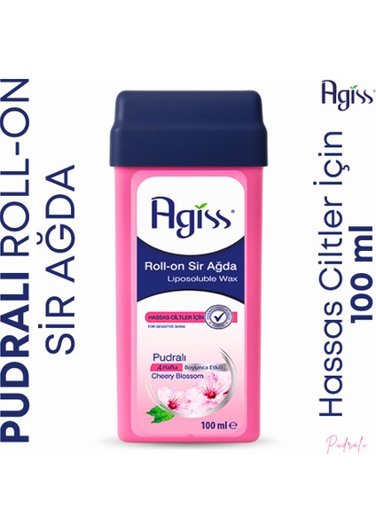 Agiss Pudralı Sir Ağda Roll-On 100 ml